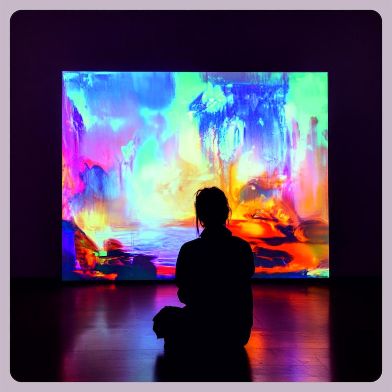 Custom LED Lightbox Wall Art: Dimmable Backlit Photo Frame, Artwork Display