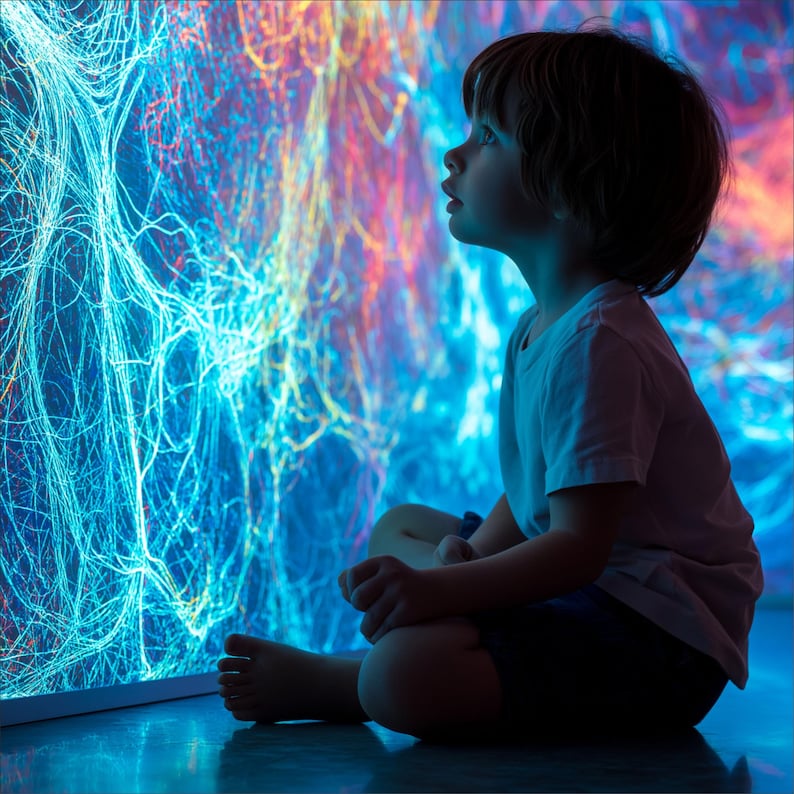 Custom LED Lightbox Wall Art: Dimmable Backlit Photo Frame, Artwork Display