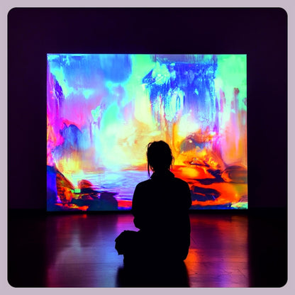 Custom LED Lightbox Wall Art: Dimmable Backlit Photo Frame, Artwork Display