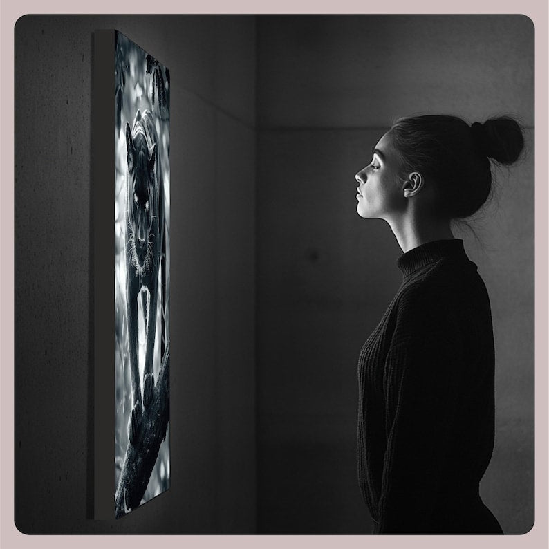 Custom LED Lightbox Wall Art: Dimmable Backlit Photo Frame, Artwork Display