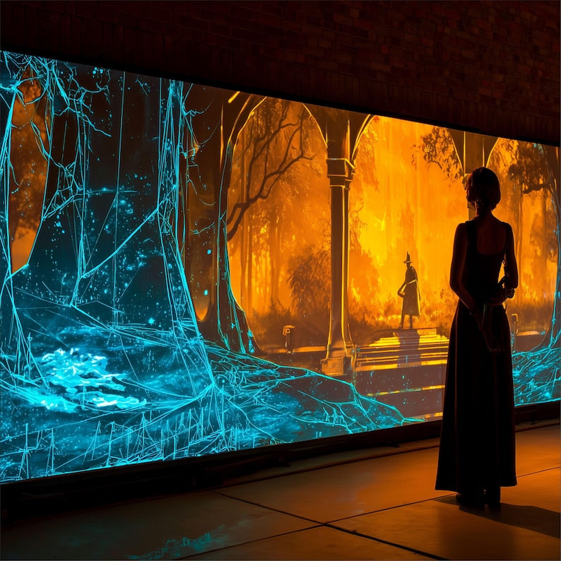 Custom LED Lightbox Wall Art: Dimmable Backlit Photo Frame, Artwork Display