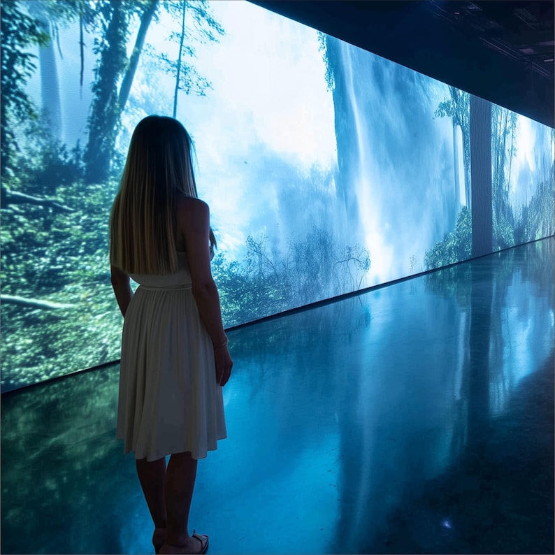 Custom LED Lightbox Wall Art: Dimmable Backlit Photo Frame, Artwork Display